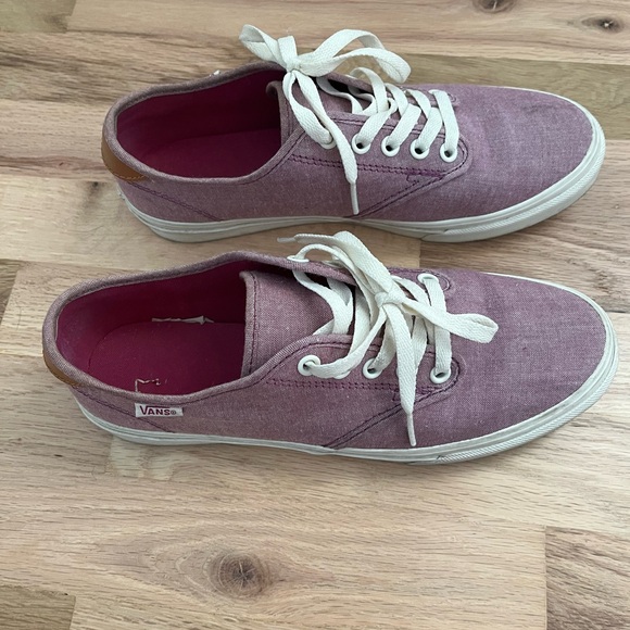 Vans Purple Canvas Sneakers size 8.5 - Picture 2 of 6
